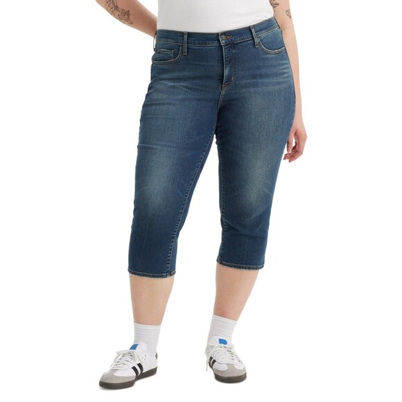 Levi's Trendy Plus Size 311 Shaping Skinny Capri Jeans, Everyday Adventure, 20W - Picture 1 of 1
